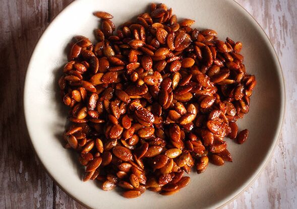 graines de citrouille au miel pour les parasites
